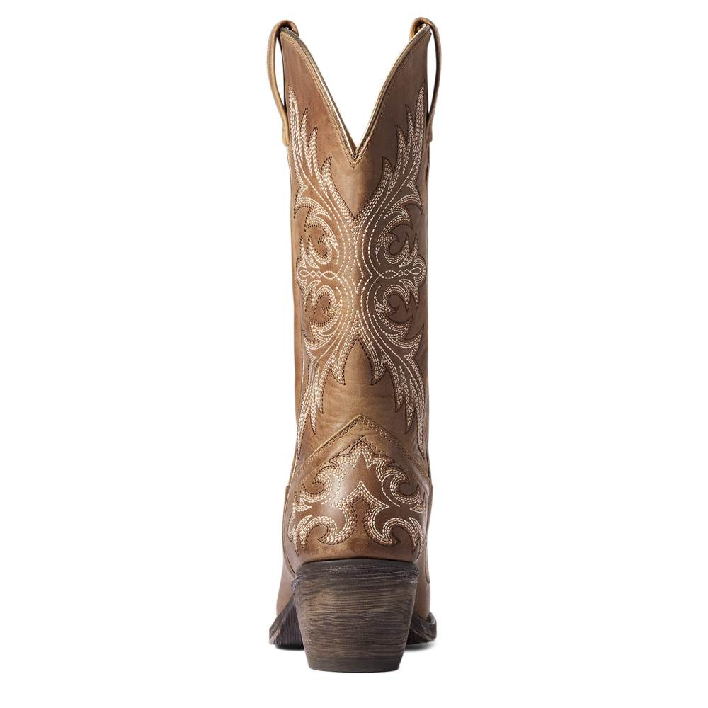 Ariat Circuit Rosewood Western Boot - NATURAL TAN