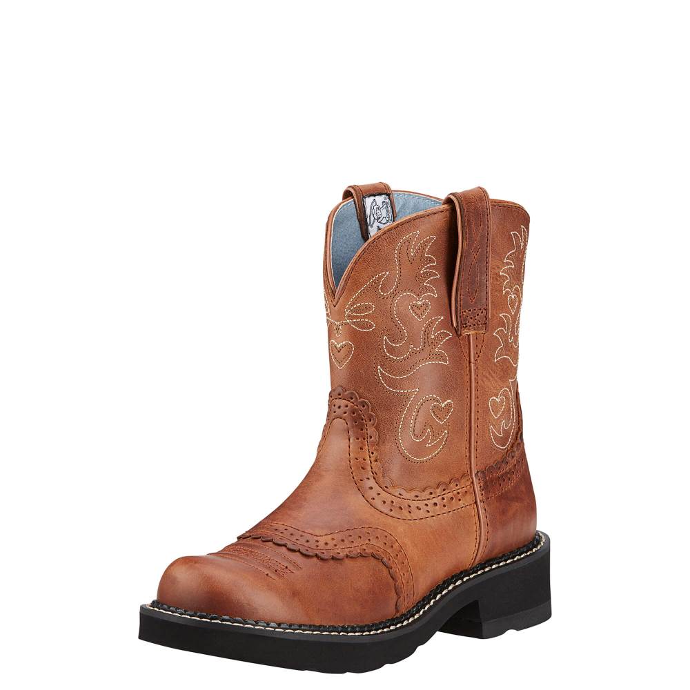 Ariat Fatbaby Saddle Western Boot - RUSSET REBEL