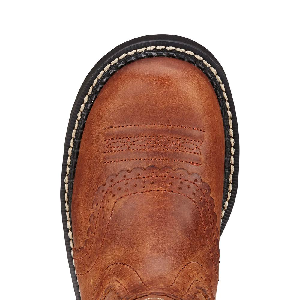 Ariat Fatbaby Saddle Western Boot - RUSSET REBEL