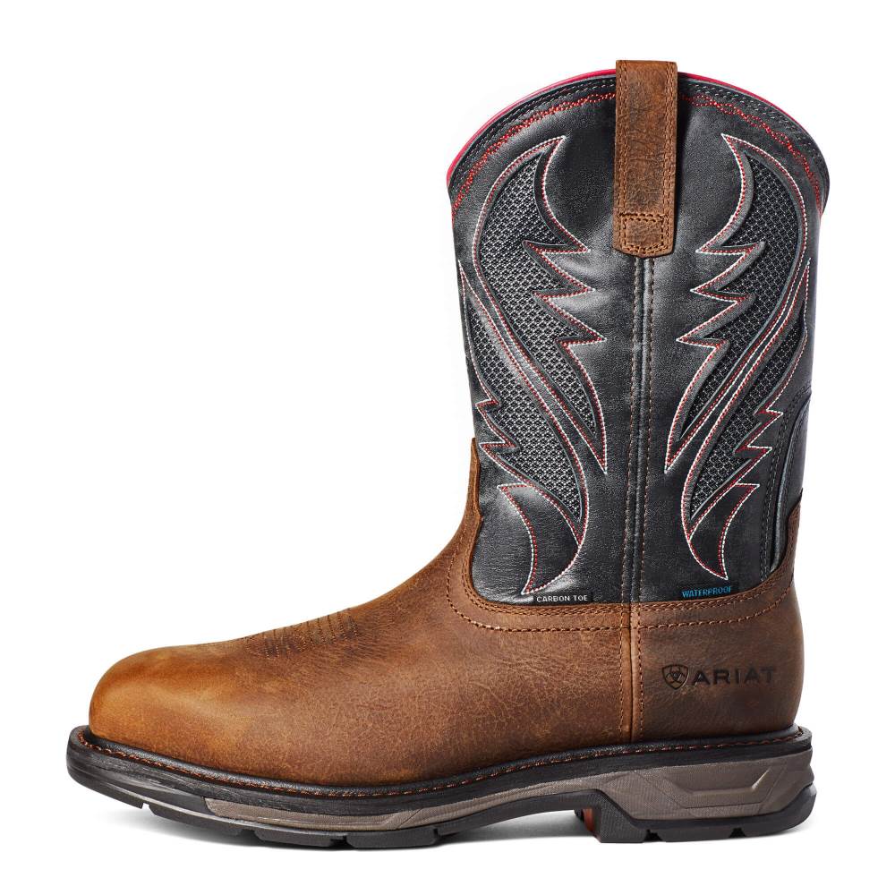 Ariat WorkHog XT VentTEK Waterproof Carbon Toe Work Boot - RYE BROWN