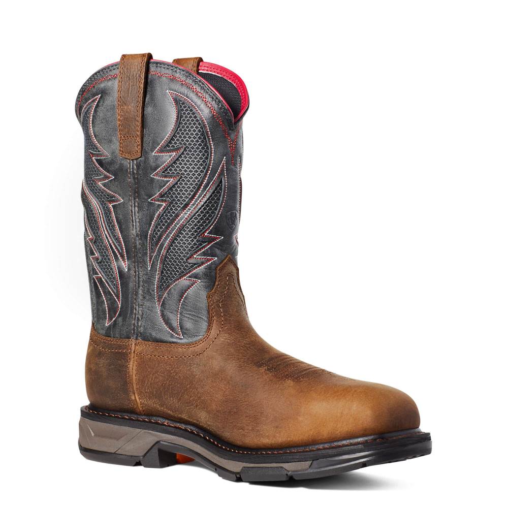 Ariat WorkHog XT VentTEK Waterproof Carbon Toe Work Boot - RYE BROWN