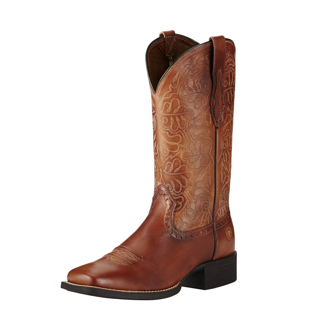 Ariat Round Up Remuda Western Boot - NATURALLY RICH - Click Image to Close