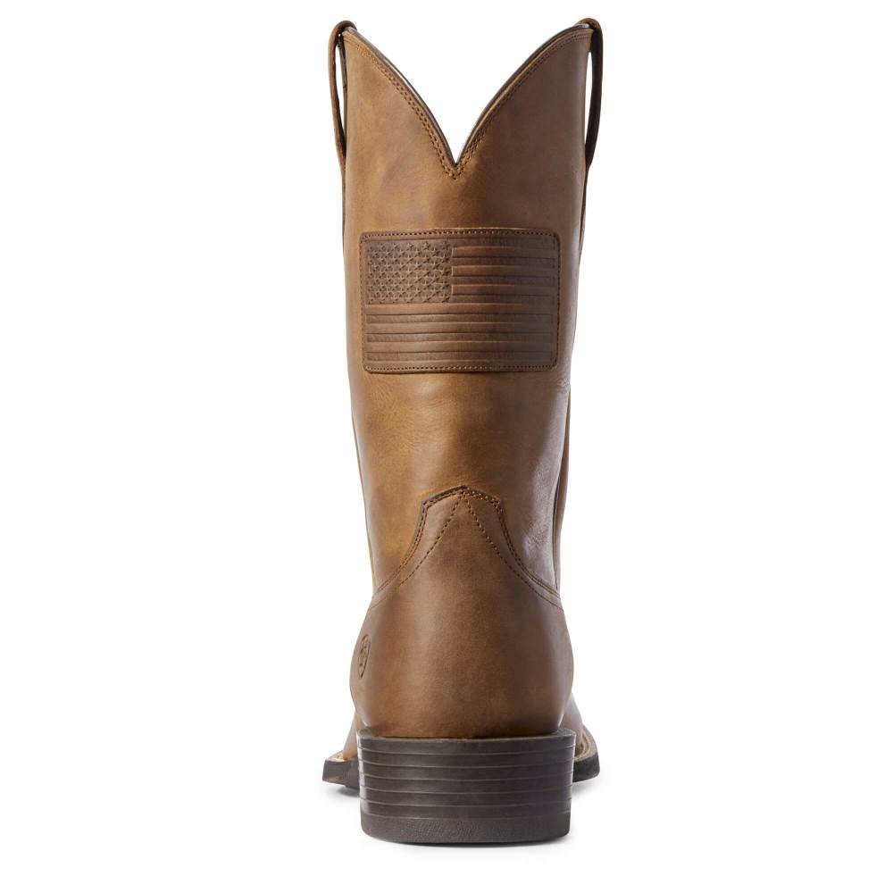 Ariat Sport Patriot II Western Boot - DISTRESSED TAN