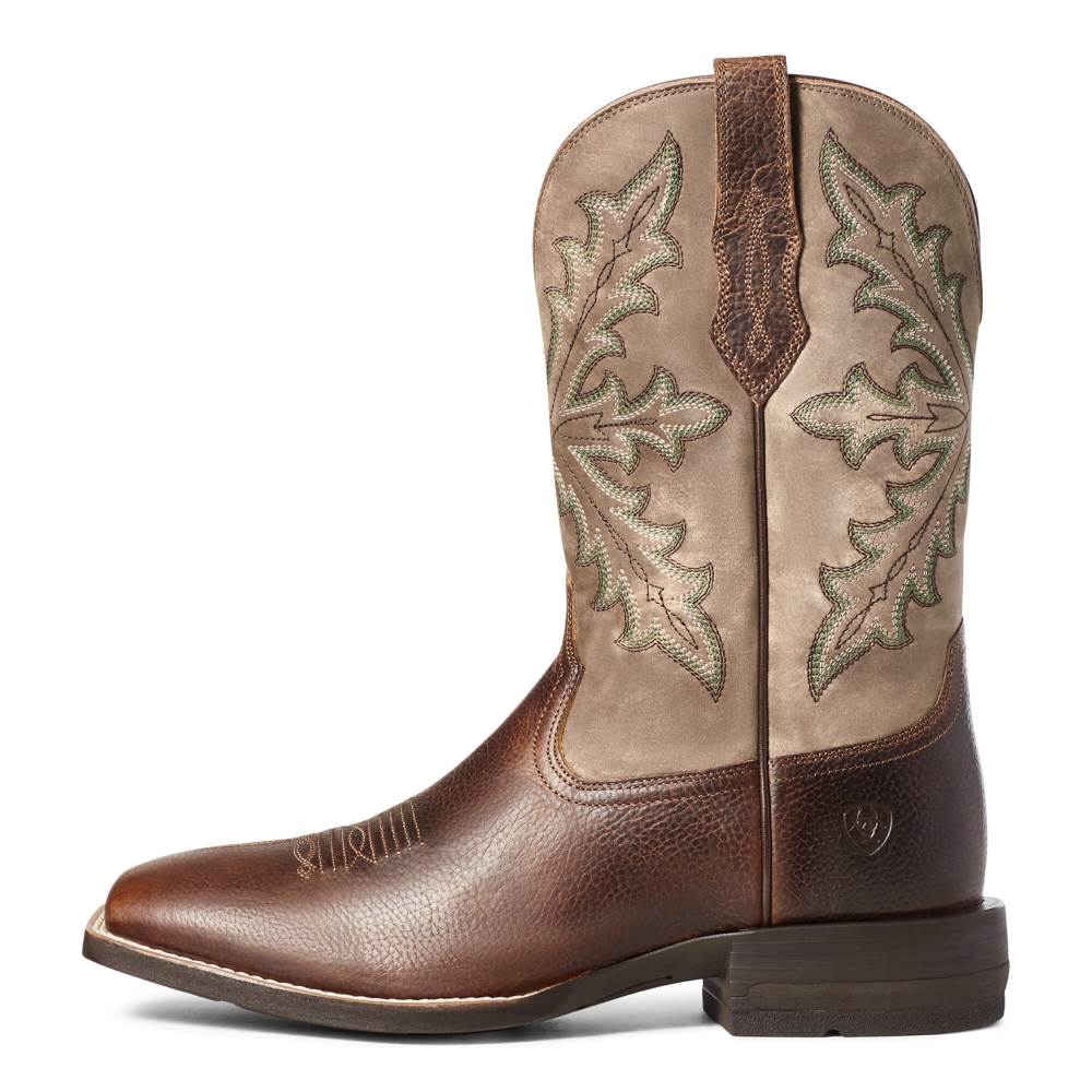 Ariat Qualifier Western Boot - CHAMP BROWN