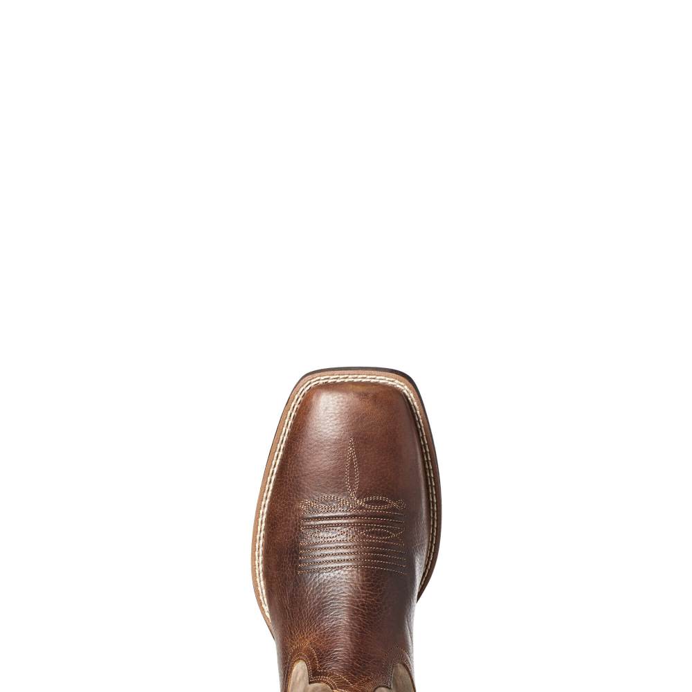 Ariat Qualifier Western Boot - CHAMP BROWN