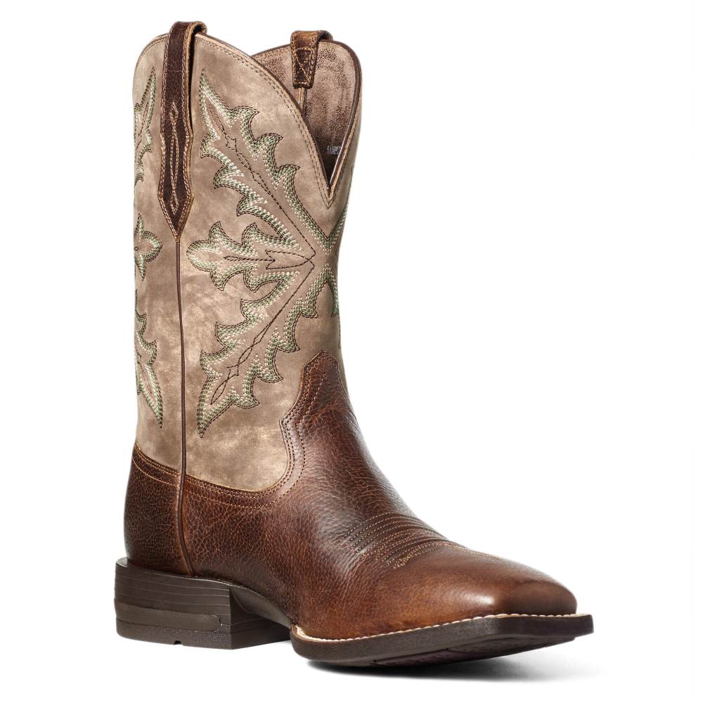 Ariat Qualifier Western Boot - CHAMP BROWN