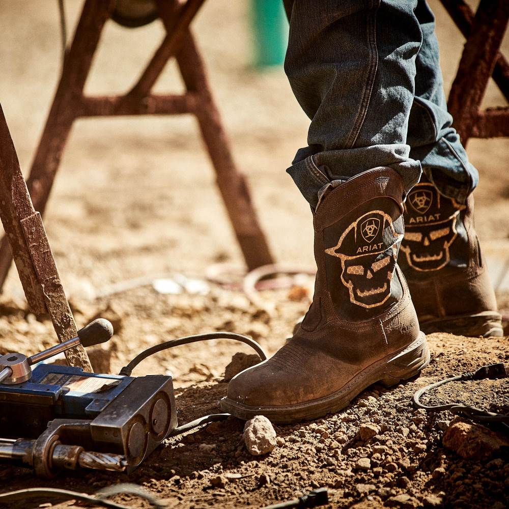 Ariat WorkHog XT VentTEK Bold Carbon Toe Work Boot - IRON COFFEE