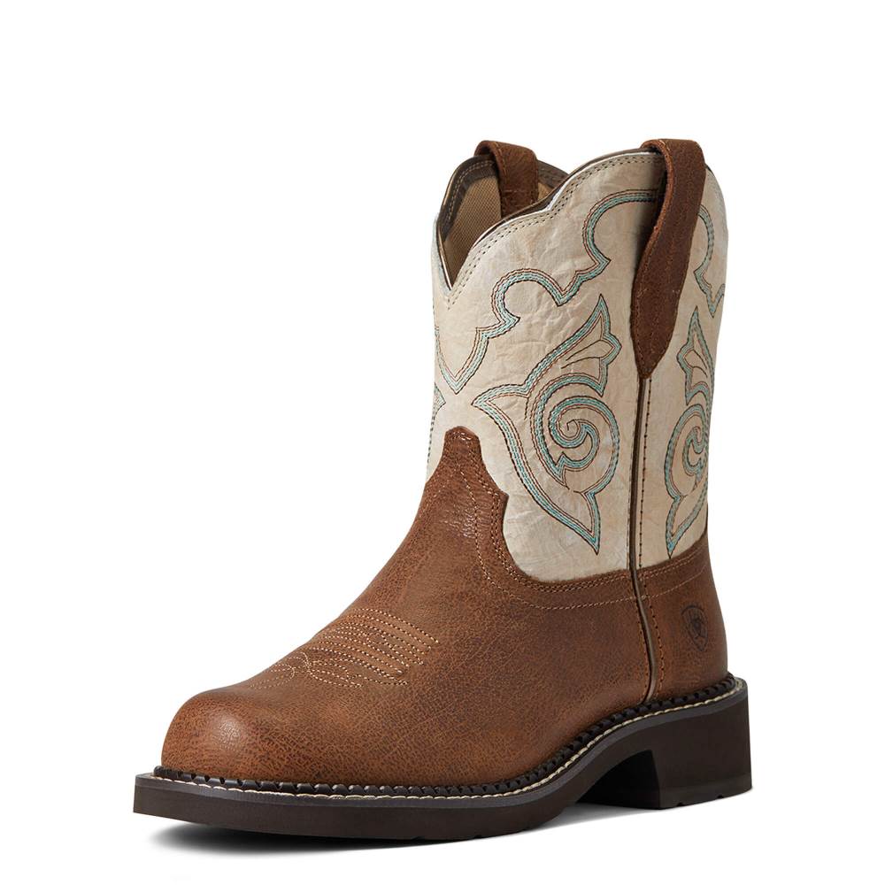 Ariat Fatbaby Heritage Tess Western Boot - TORTUGA - Click Image to Close