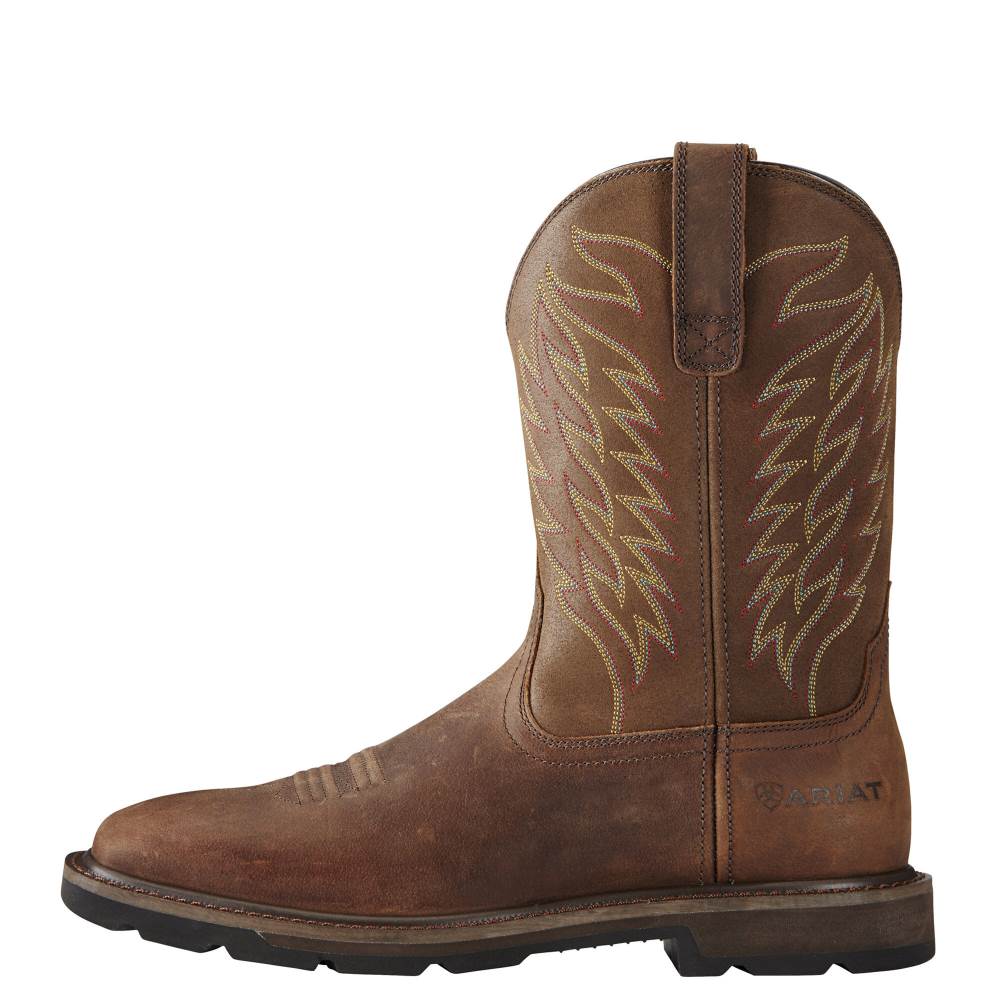 Ariat Groundbreaker Work Boot - BROWN