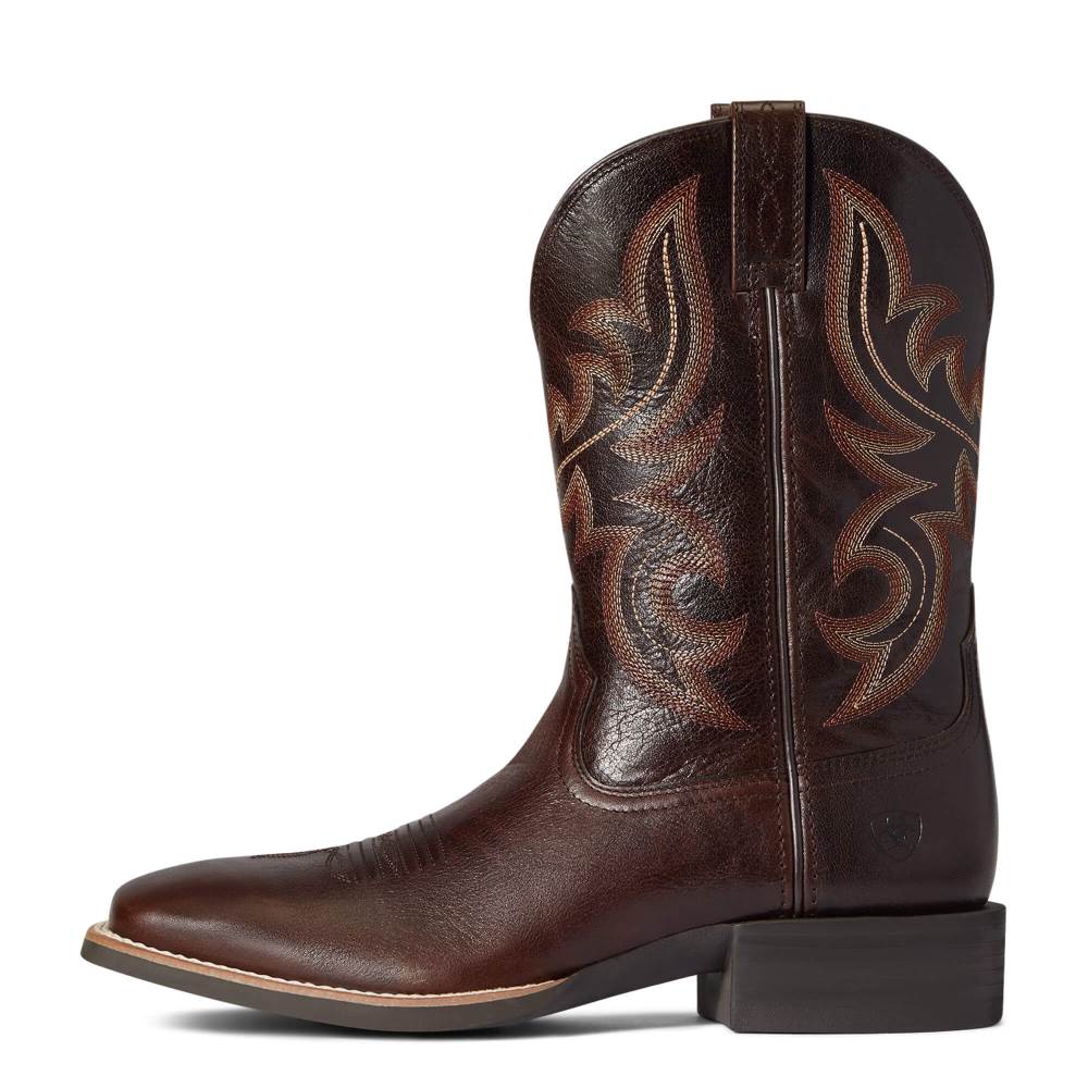 Ariat Sport Cow Country Western Boot - CUSCO BROWN