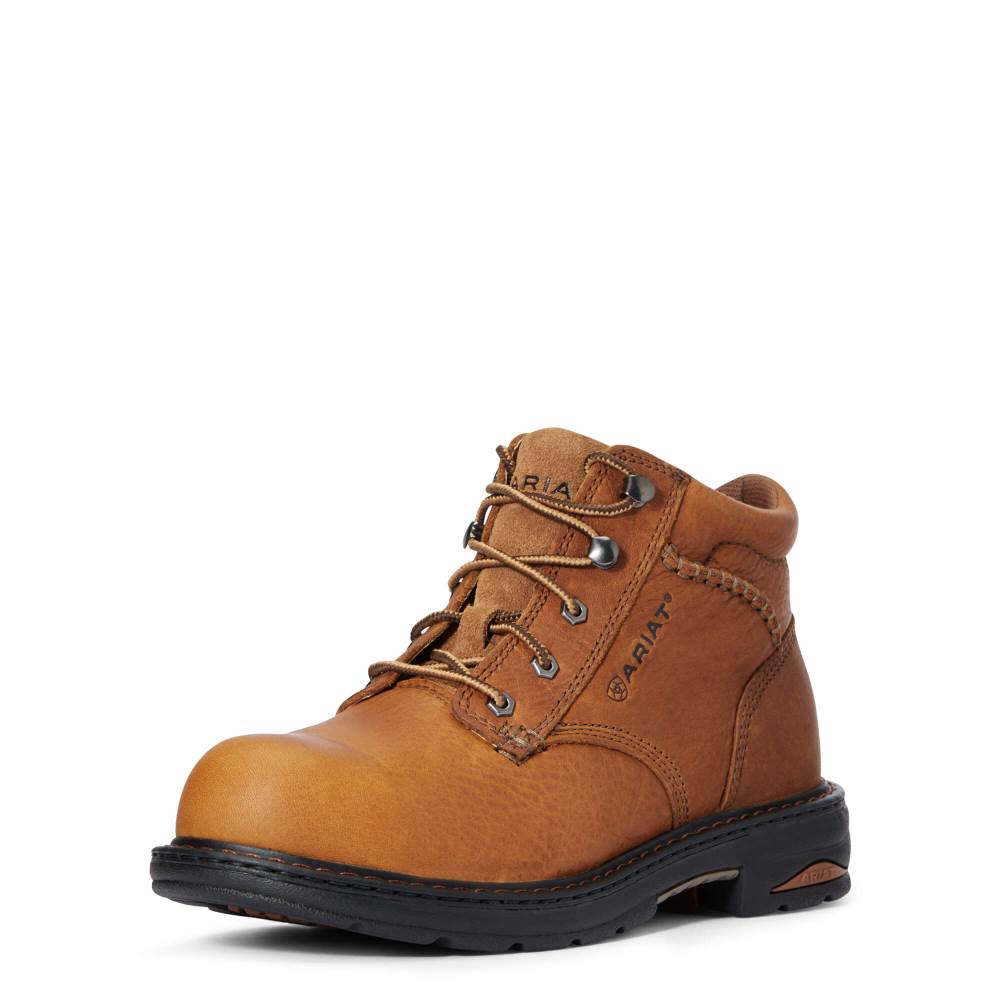 Ariat Macey Composite Toe Work Boot - DARK PEANUT - Click Image to Close