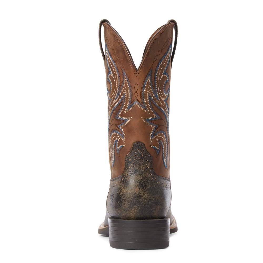 Ariat Sport Knockout Western Boot - BROOKLYN BROWN