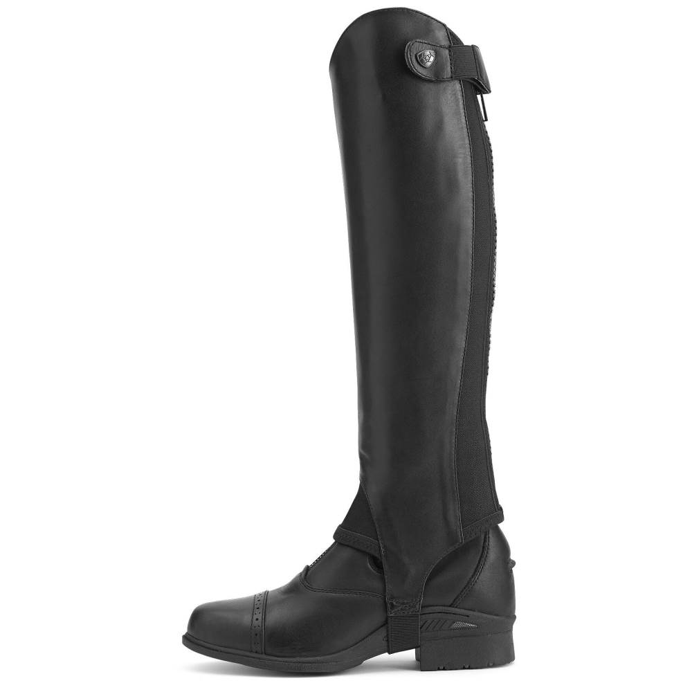 Ariat Close Contour Chap Half Chap - BLACK