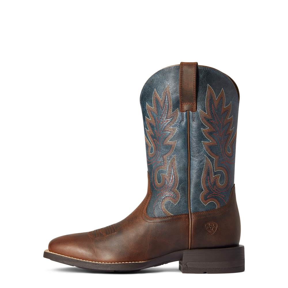 Ariat Layton Western Boot - WEATHERED CHESTNUT