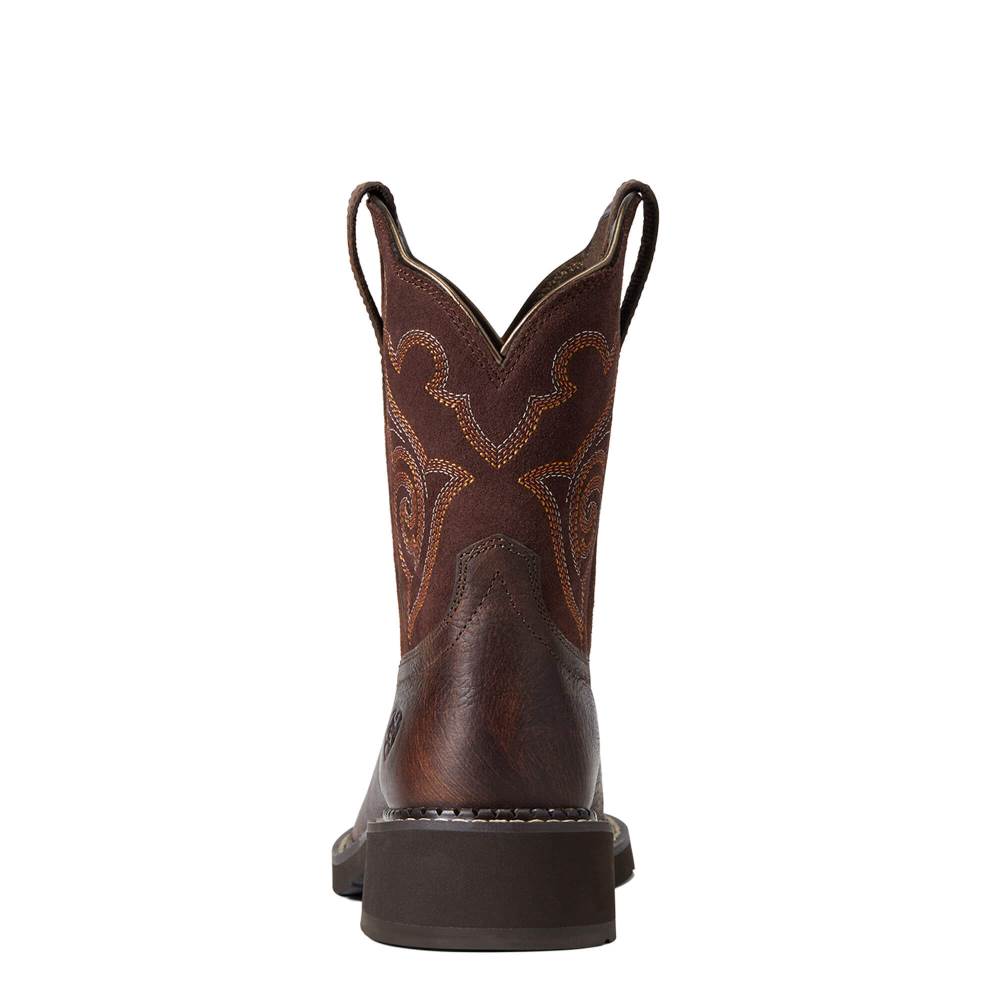 Ariat Fatbaby Heritage Tess Western Boot - FOREST BROWN