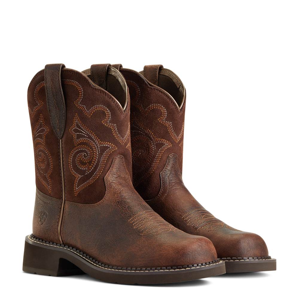 Ariat Fatbaby Heritage Tess Western Boot - FOREST BROWN