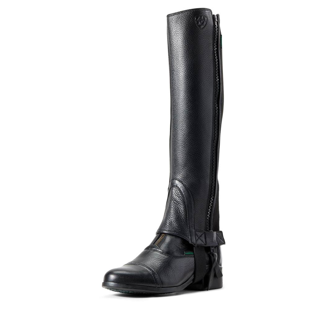 Ariat Breeze Chap Half Chap - BLACK