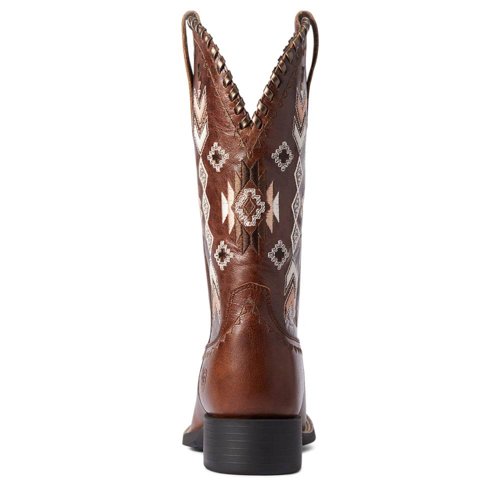 Ariat Round Up Skyler Western Boot - CANYON TAN