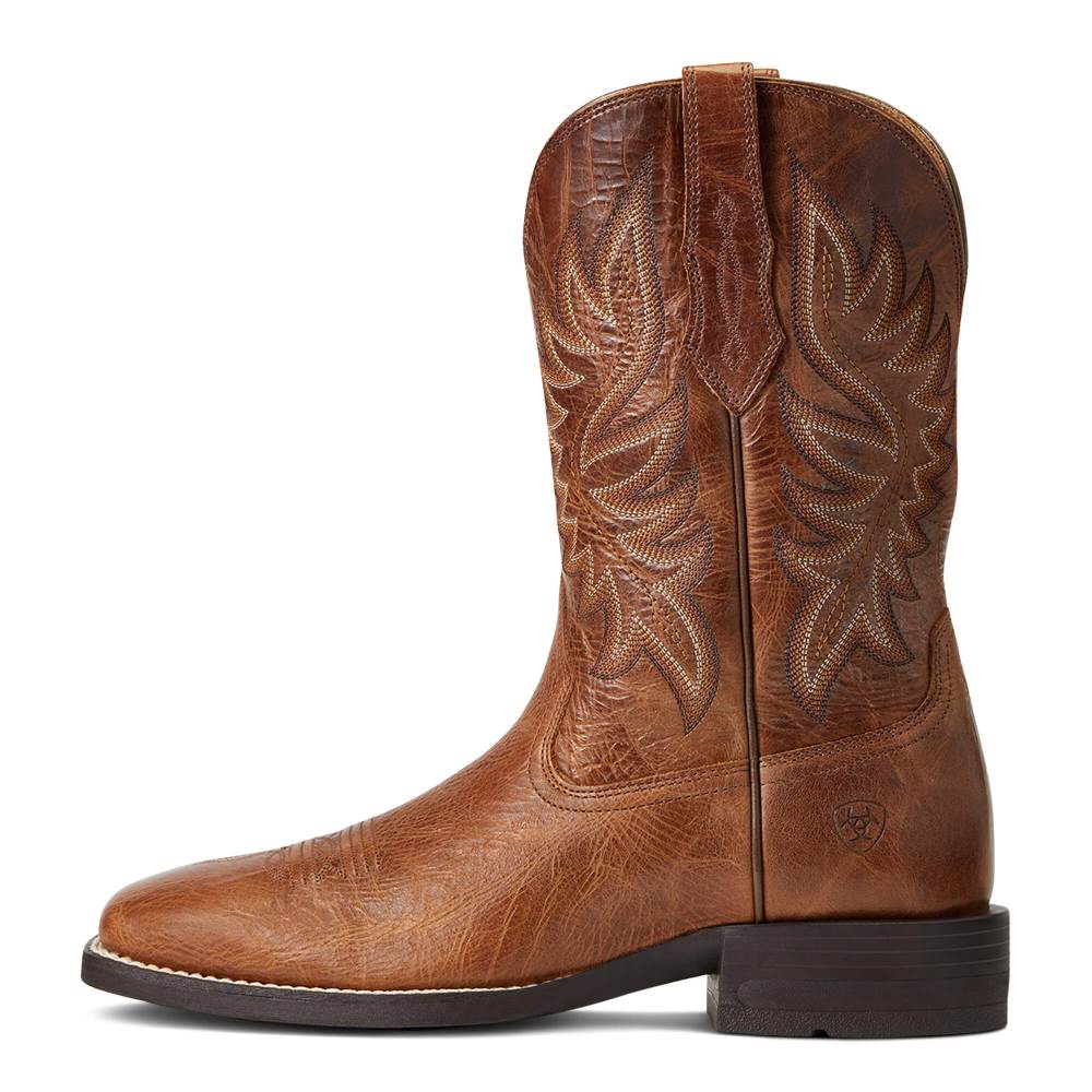 Ariat Brander Western Boot - DARK TAN