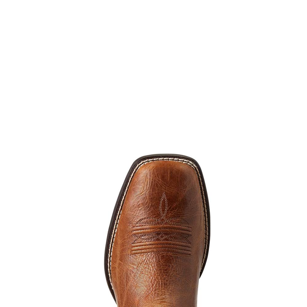 Ariat Brander Western Boot - DARK TAN