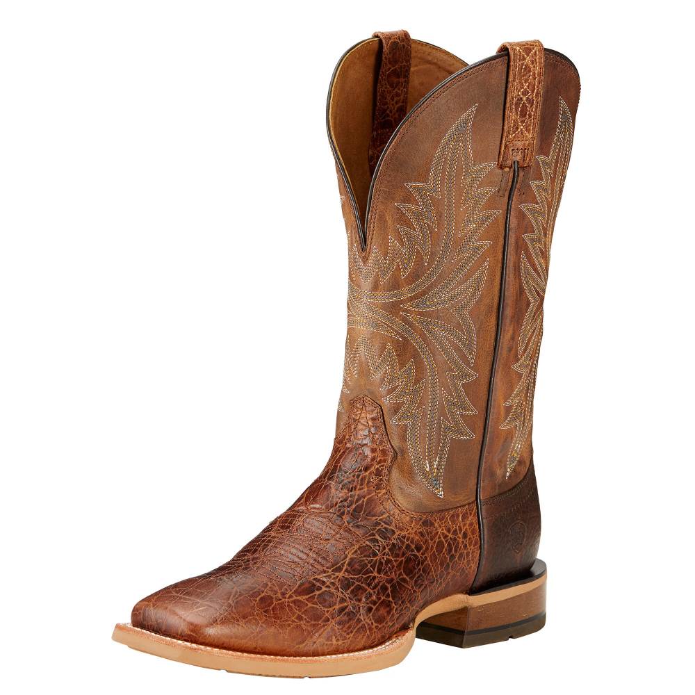 Ariat Cowhand Western Boot - ADOBE CLAY - Click Image to Close