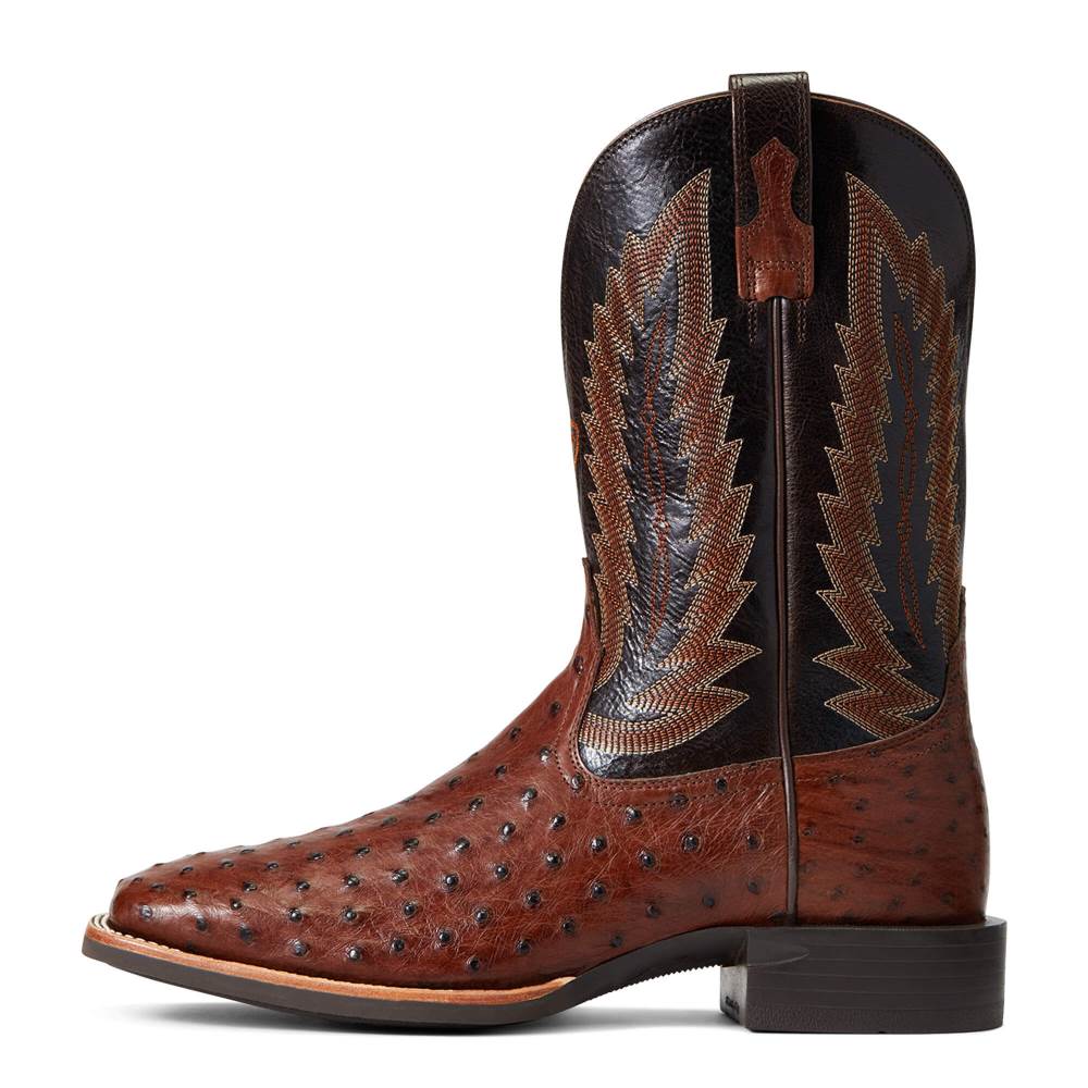 Ariat Quantum Primo Western Boot - ANTIQUE TABAC FQ OSTRICH