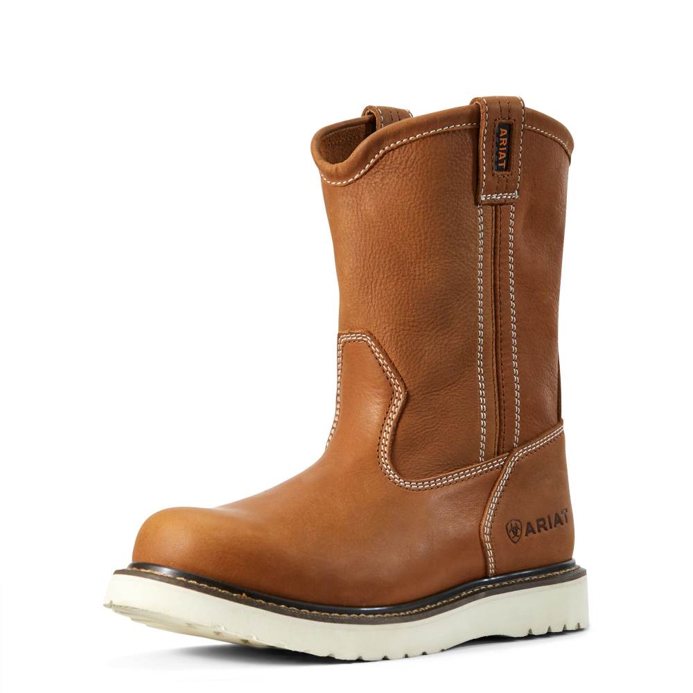 Ariat Rebar Wedge Work Boot - GOLDEN GRIZZLY - Click Image to Close