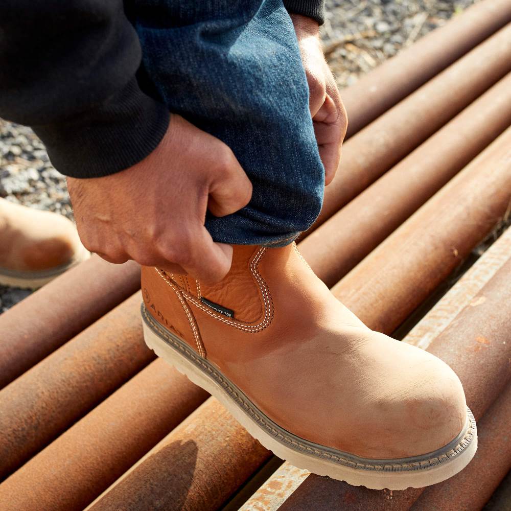 Ariat Rebar Wedge Work Boot - GOLDEN GRIZZLY