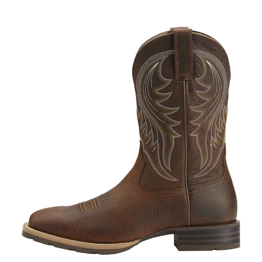 Ariat Hybrid Rancher Western Boot - BROWN OILED ROWDY