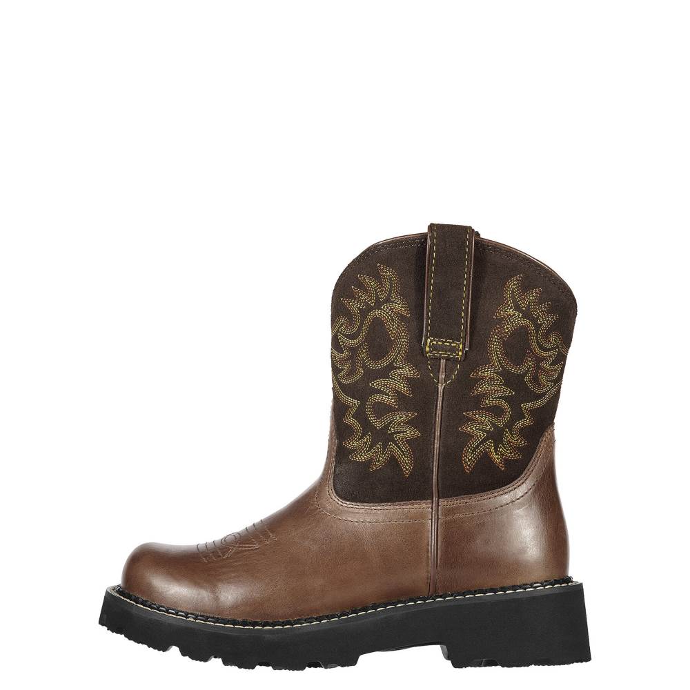 Ariat Fatbaby Western Boot - BROWN REBEL