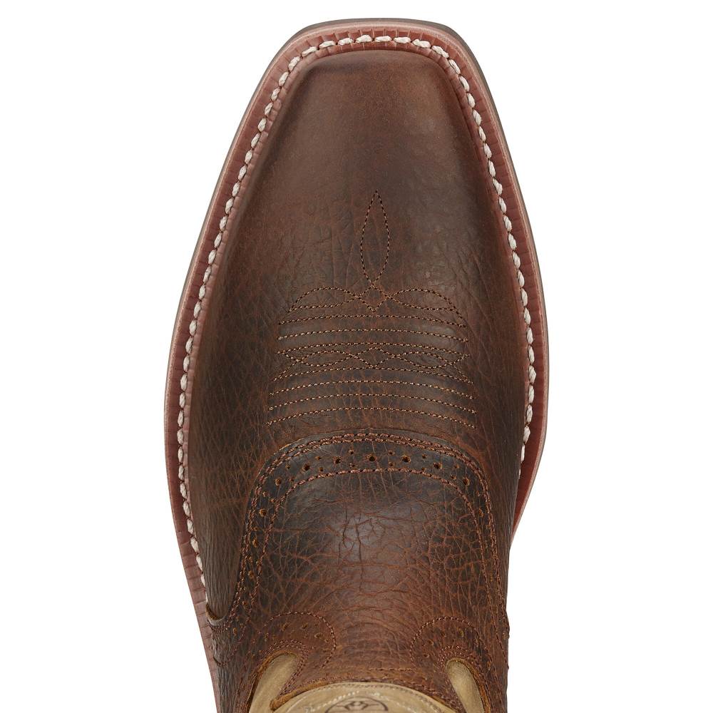 Ariat Heritage Roughstock Western Boot - EARTH