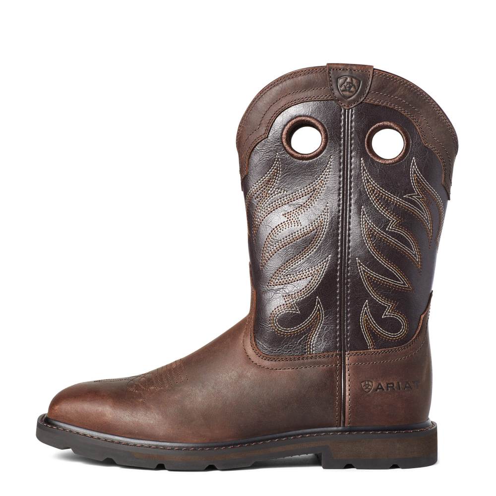 Ariat Groundwork Work Boot - BROWN