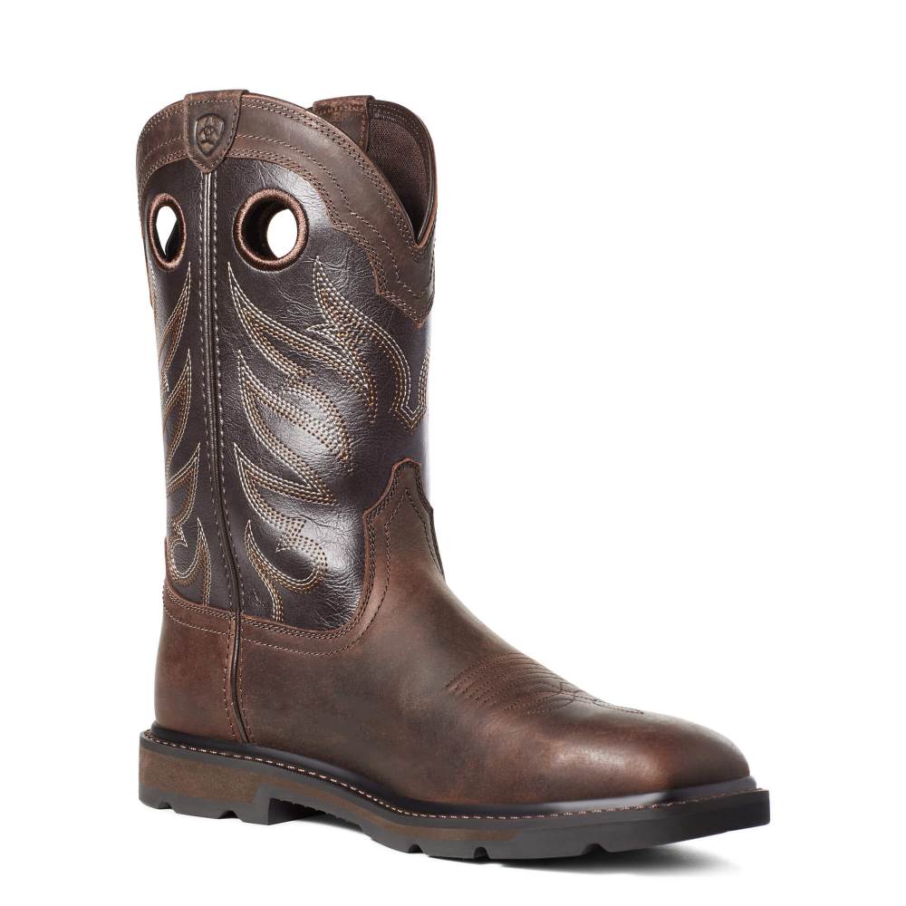 Ariat Groundwork Work Boot - BROWN