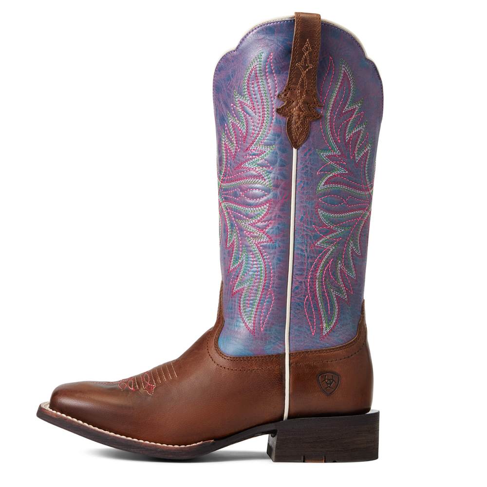 Ariat Circuit Luna Western Boot - BURNISHED TAN