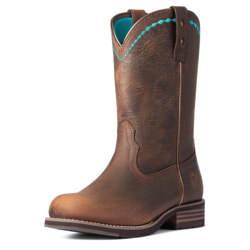 Ariat Unbridled Roper Western Boot - COPPER KETTLE - Click Image to Close