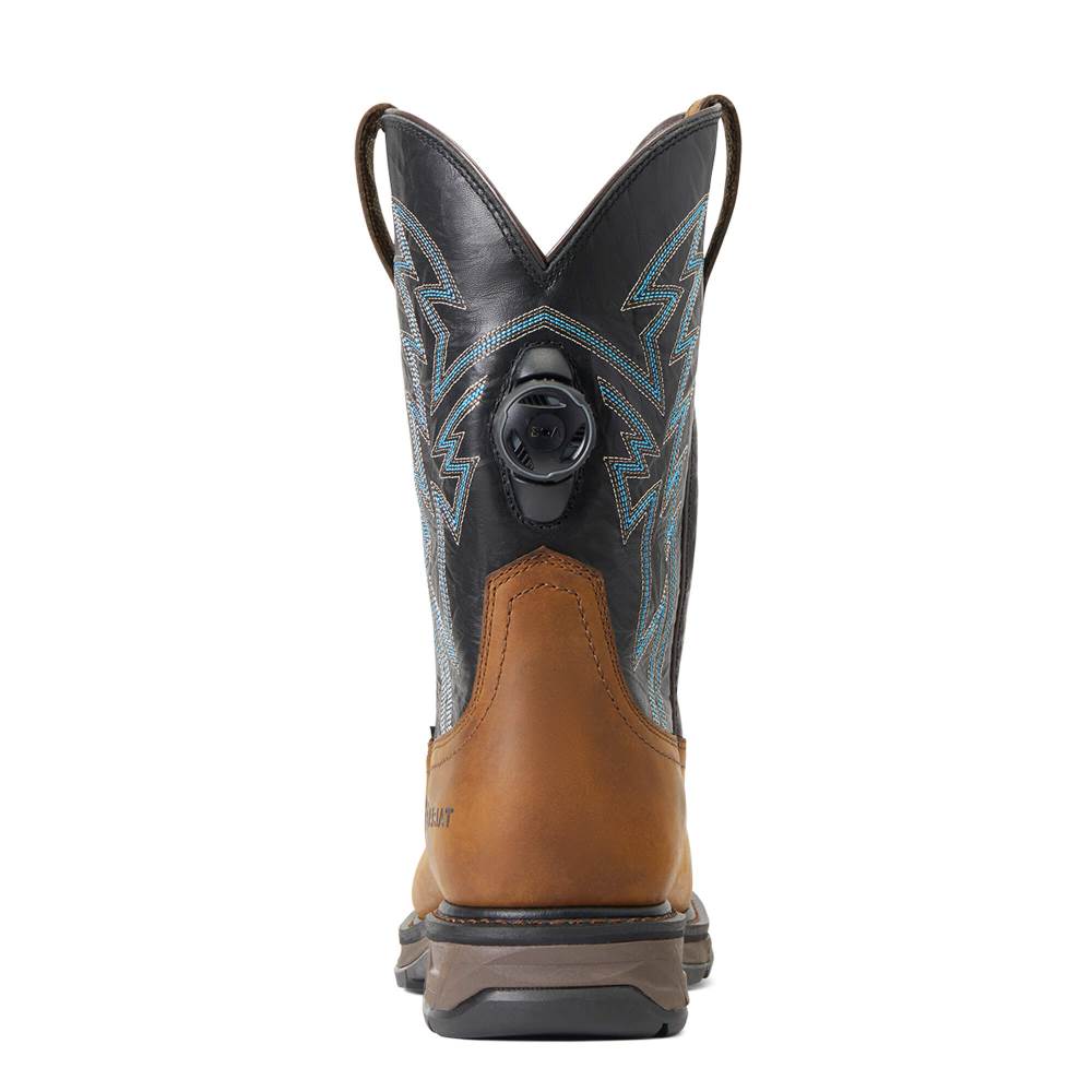 Ariat WorkHog XT BOA Carbon Toe Work Boot - DARK EARTH