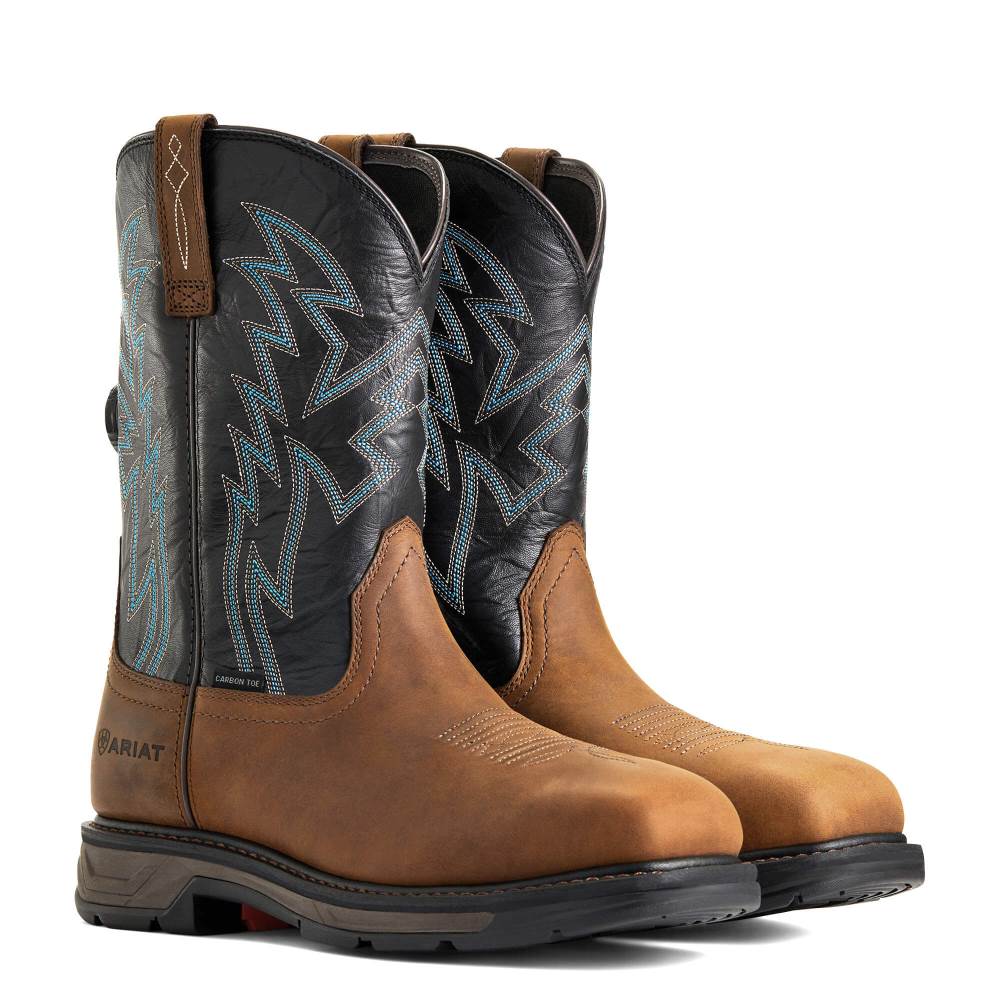 Ariat WorkHog XT BOA Carbon Toe Work Boot - DARK EARTH