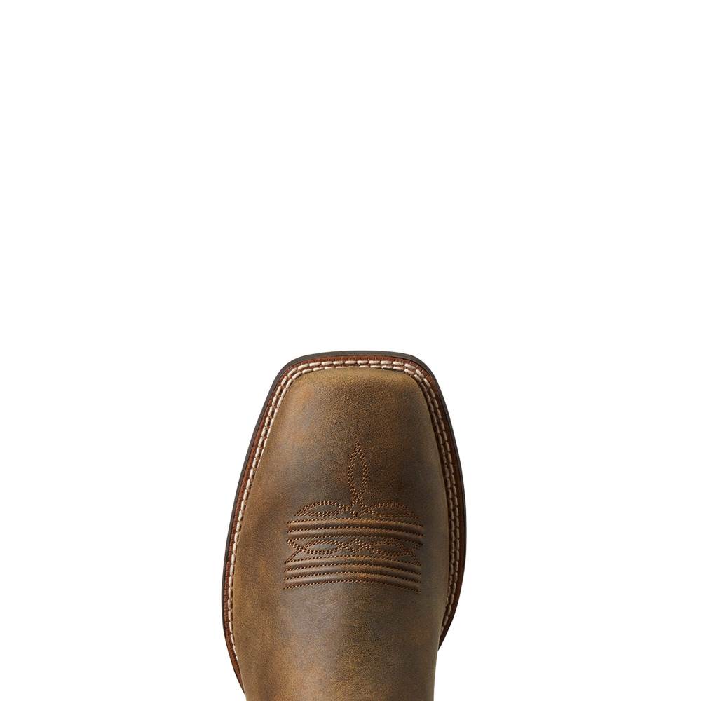 Ariat Brander Western Boot - BEAR BROWN