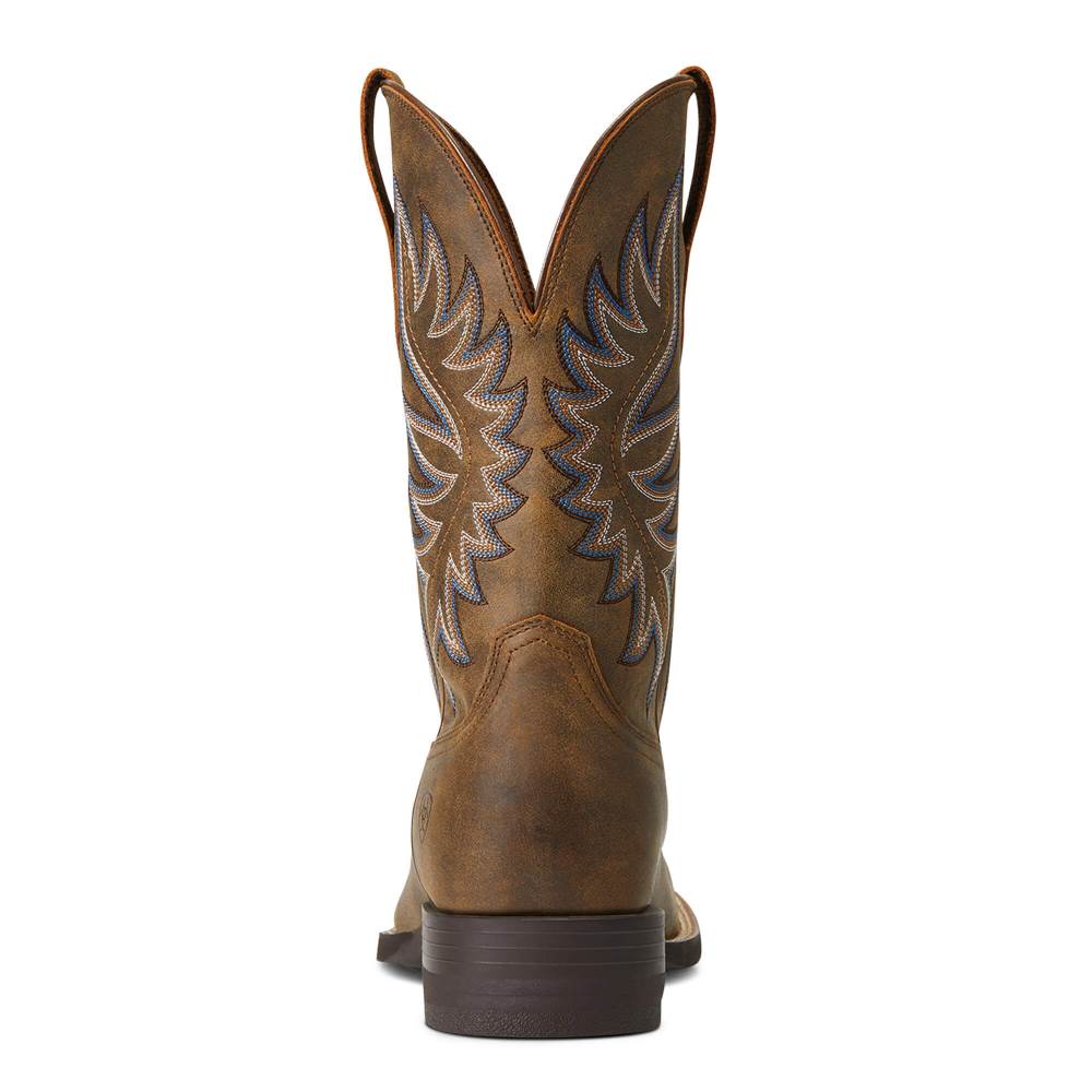 Ariat Brander Western Boot - BEAR BROWN