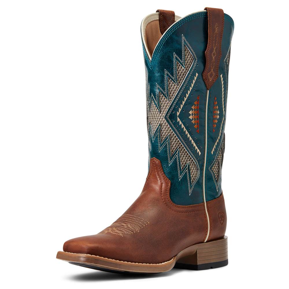 Ariat Sienna VentTek 360° Western Boot - COPPER CAFE - Click Image to Close