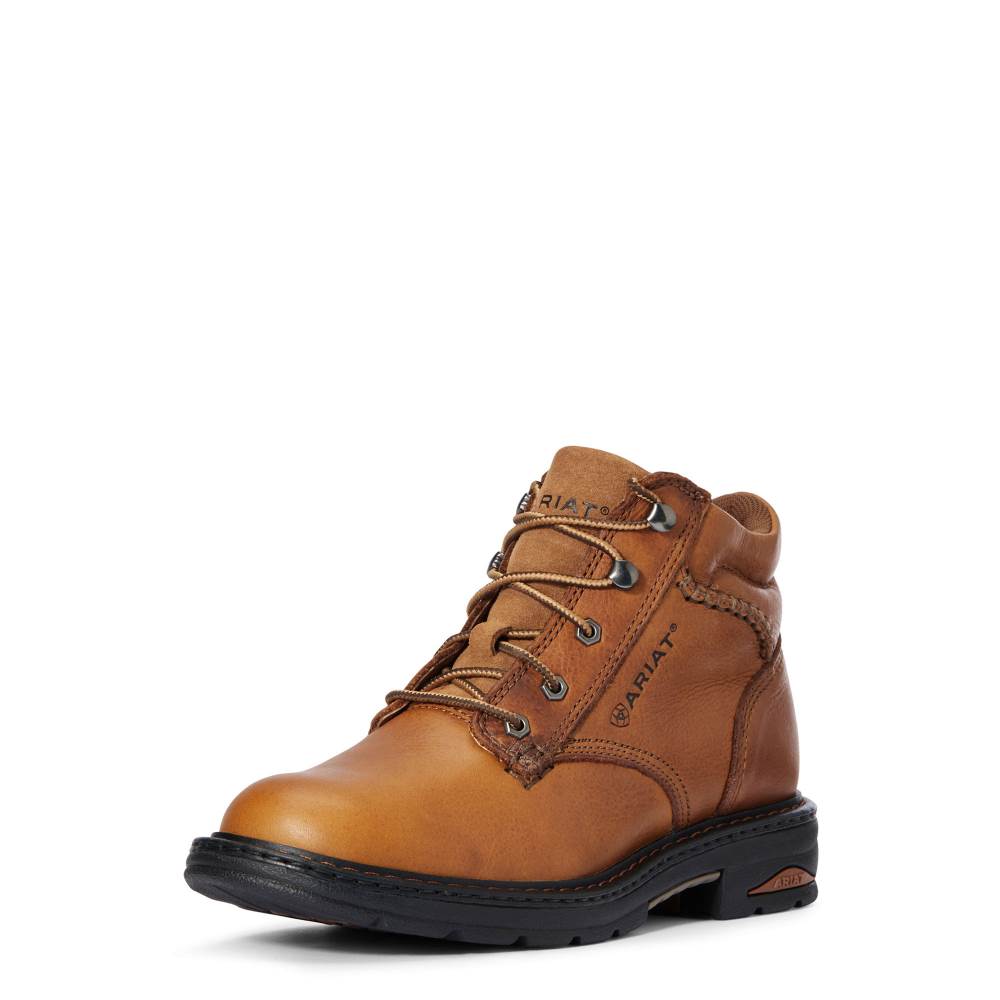 Ariat Macey Work Boot - DARK PEANUT - Click Image to Close