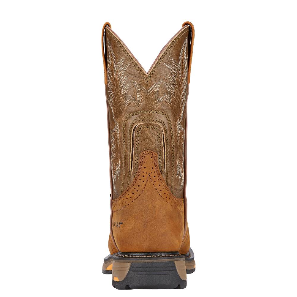 Ariat Workhog Pull-on Work Boot - AGED BARK