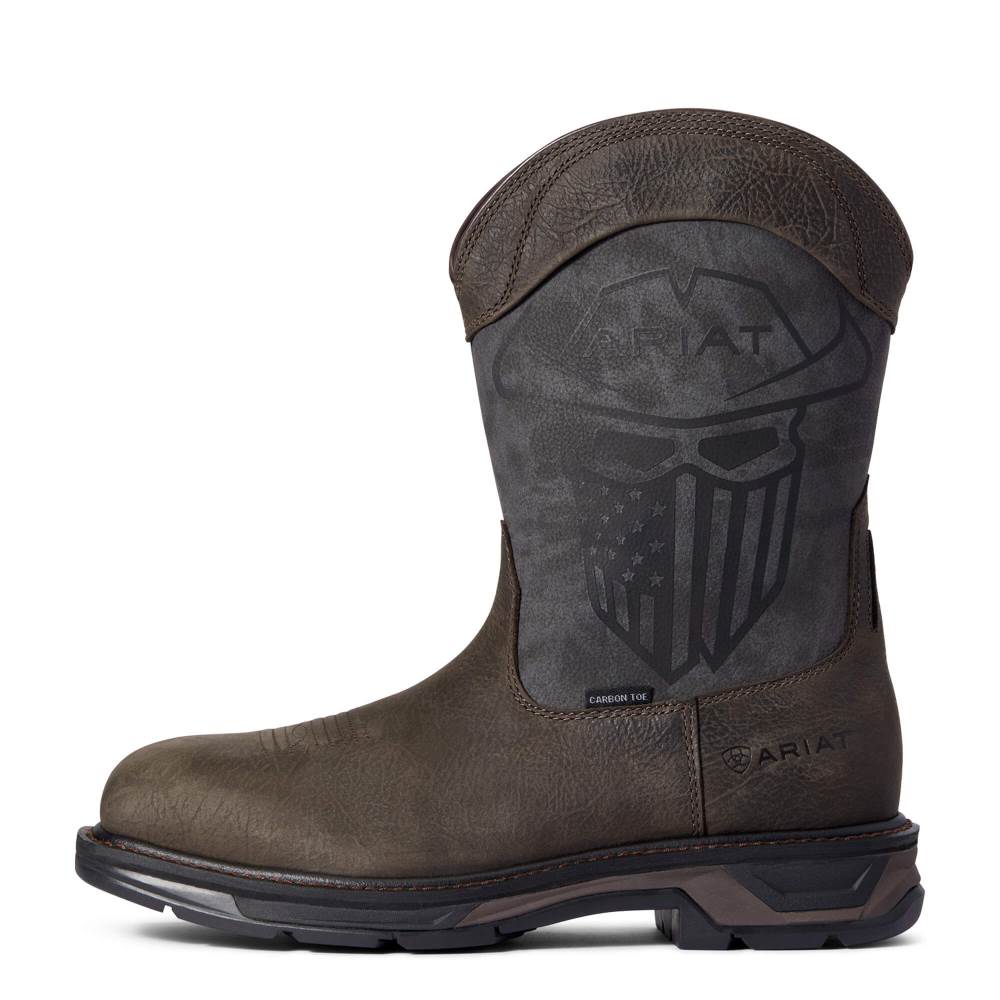 Ariat WorkHog XT Incognito Carbon Toe Work Boot - IRON COFFEE