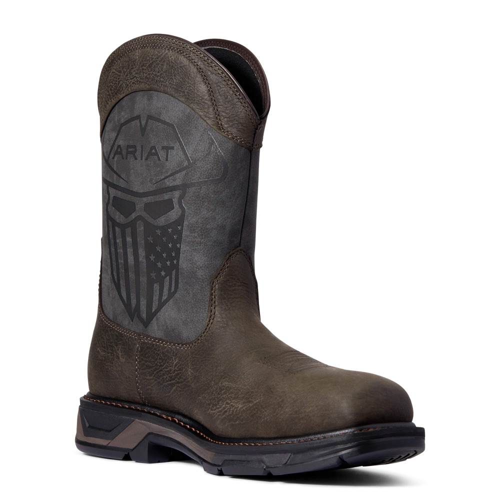 Ariat WorkHog XT Incognito Carbon Toe Work Boot - IRON COFFEE