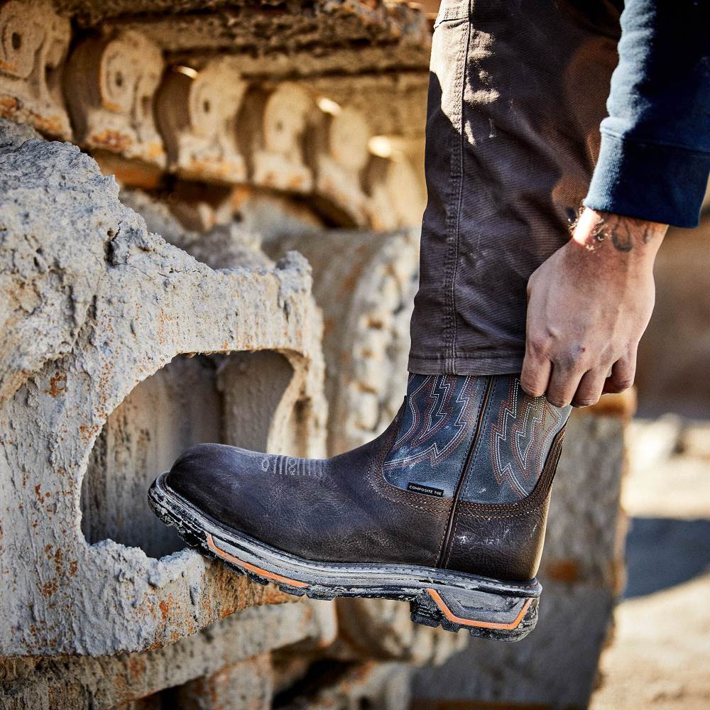 Ariat Big Rig Composite Toe Work Boot - IRON COFFEE