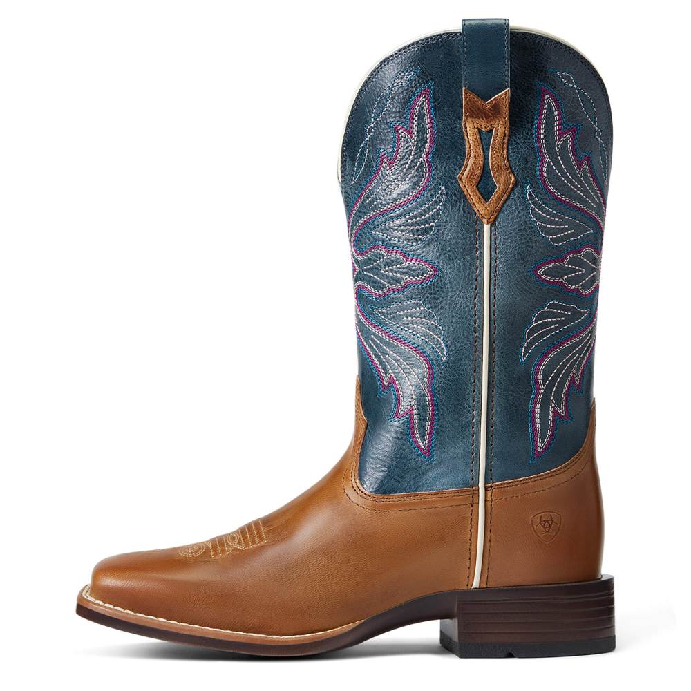 Ariat Edgewood Western Boot - ALMOND BUFF