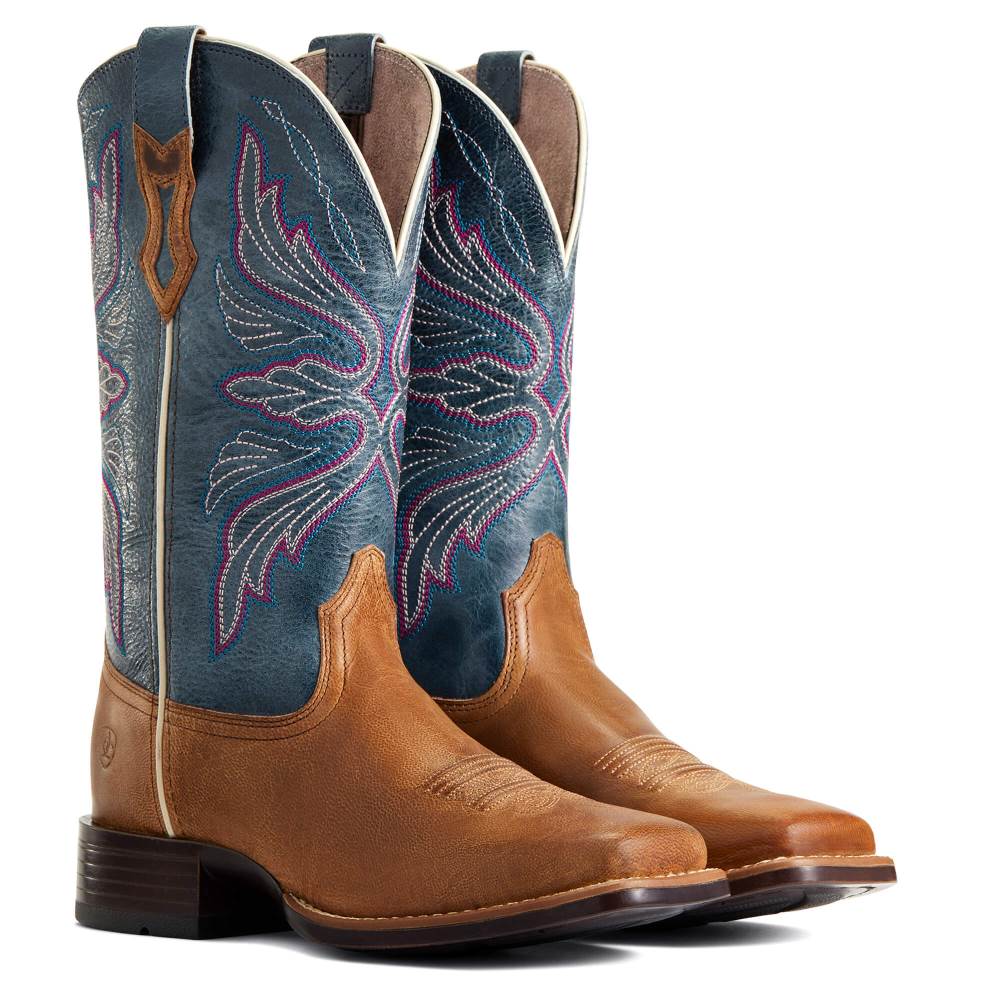 Ariat Edgewood Western Boot - ALMOND BUFF