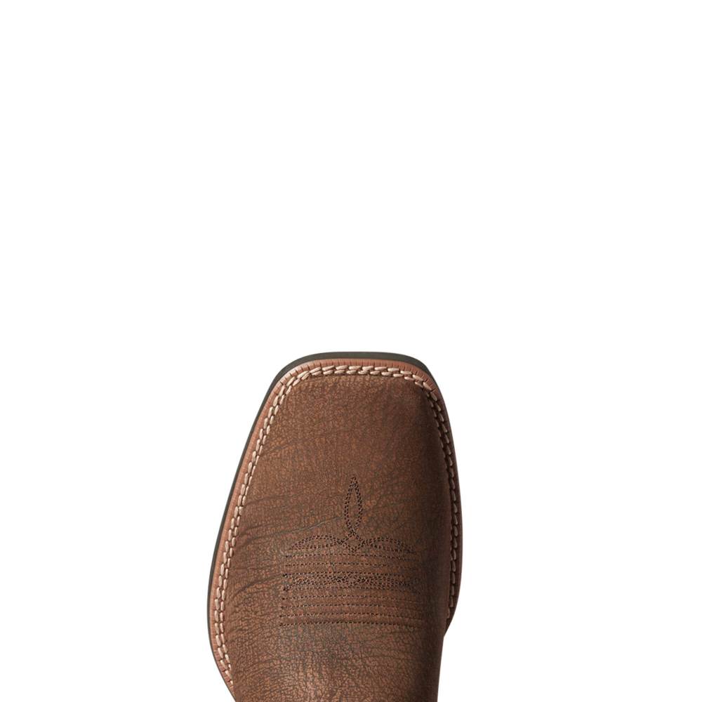 Ariat Sport Buckout Western Boot - ROUGH GINGER