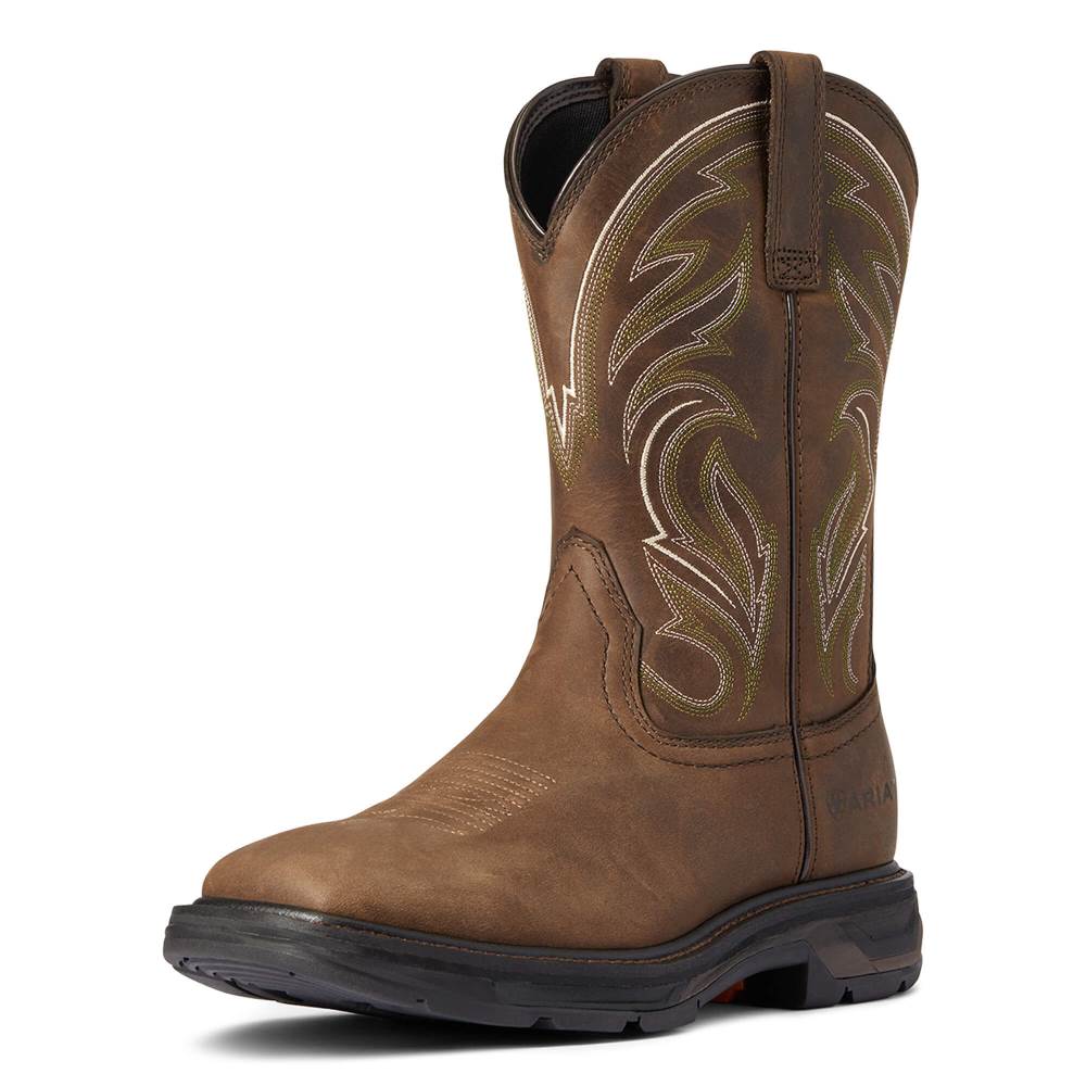 Ariat WorkHog XT Cottonwood Work Boot - DISTRESSED BROWN - Click Image to Close