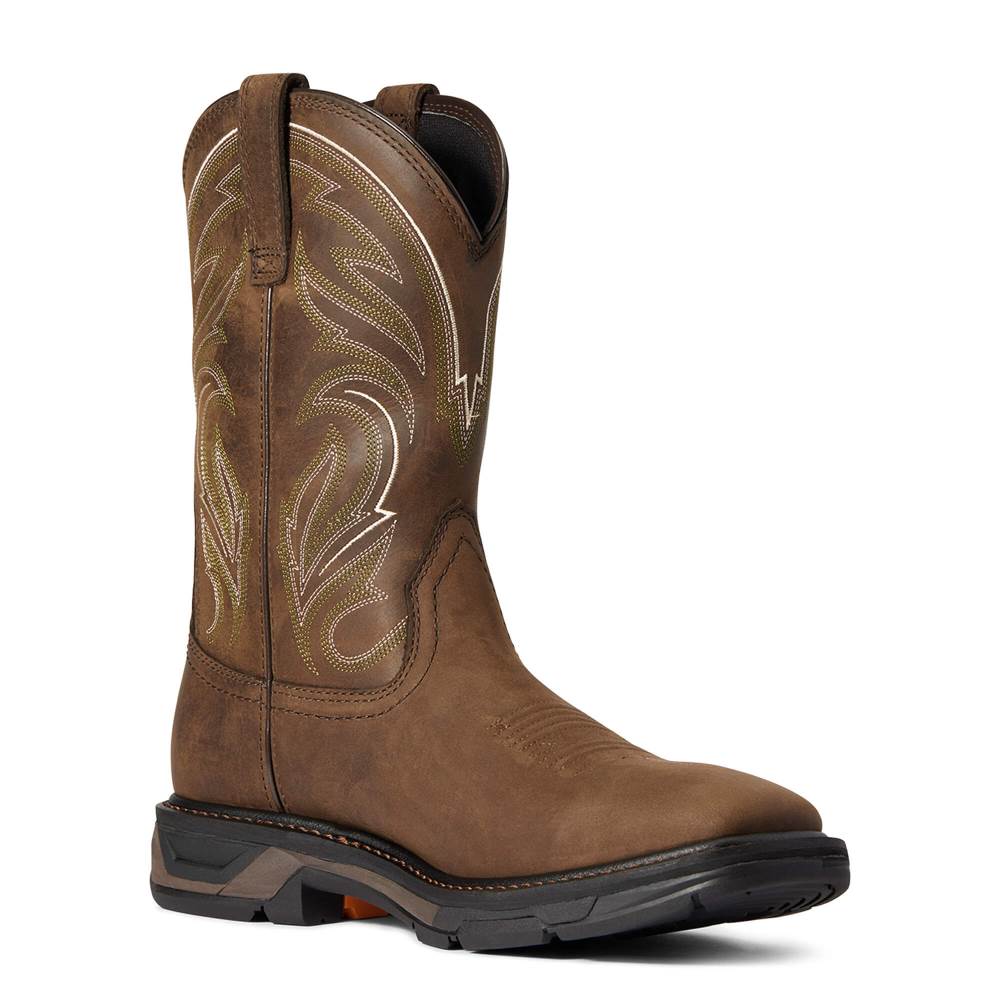 Ariat WorkHog XT Cottonwood Work Boot - DISTRESSED BROWN